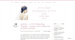Desktop Screenshot of blog.anneedgarphoto.com